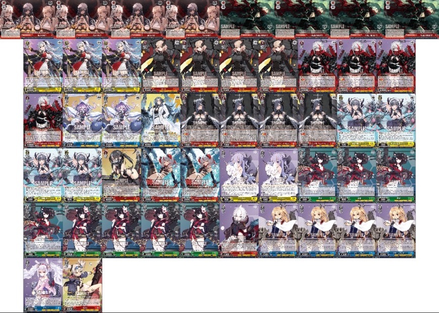 ヴァイスシュヴァルツ アズールレーン 8門デッキ 今期使用予定8門