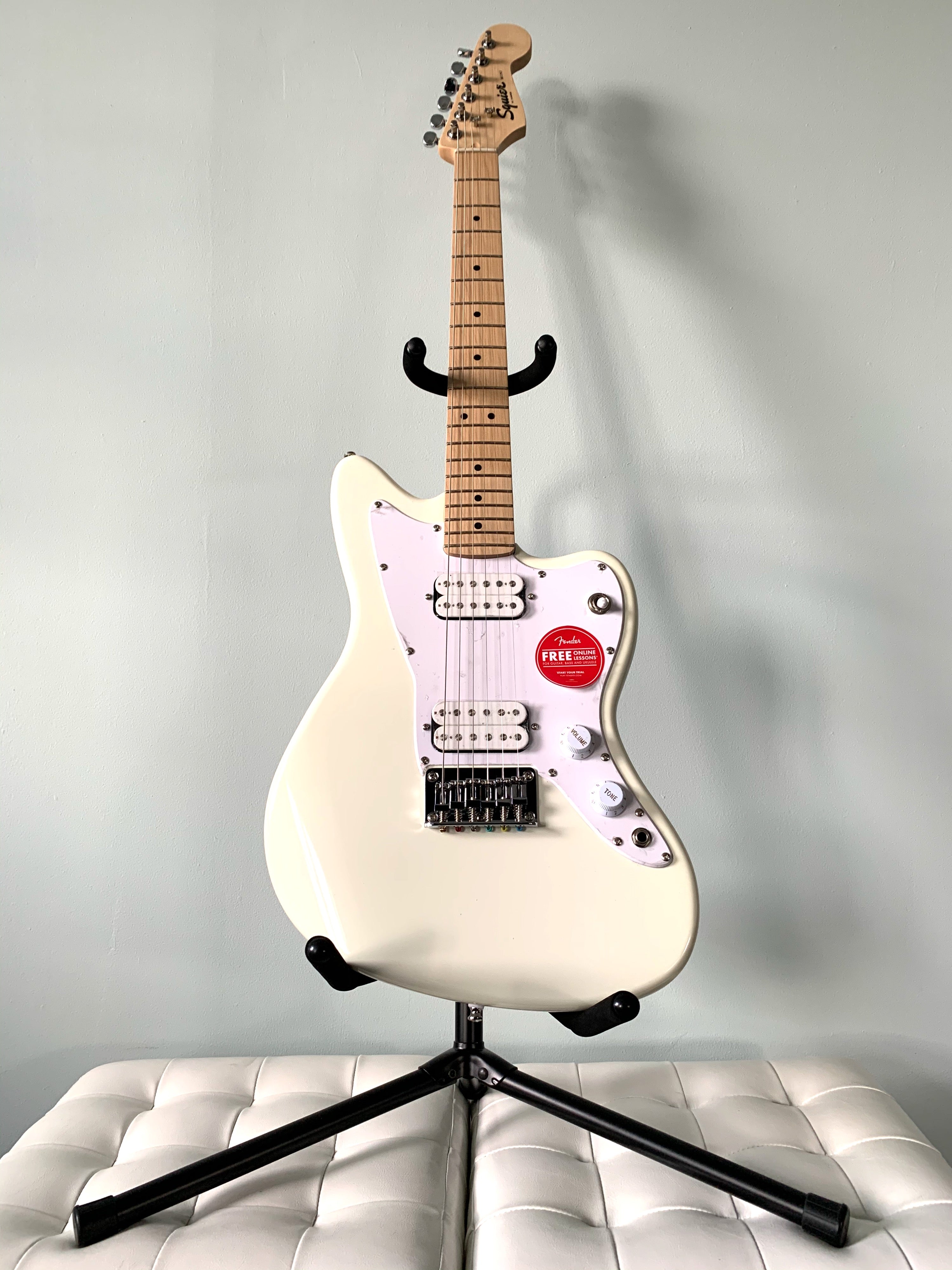 Fender Squier Mini Jazzmaster HH- Olympic White – West Main Music