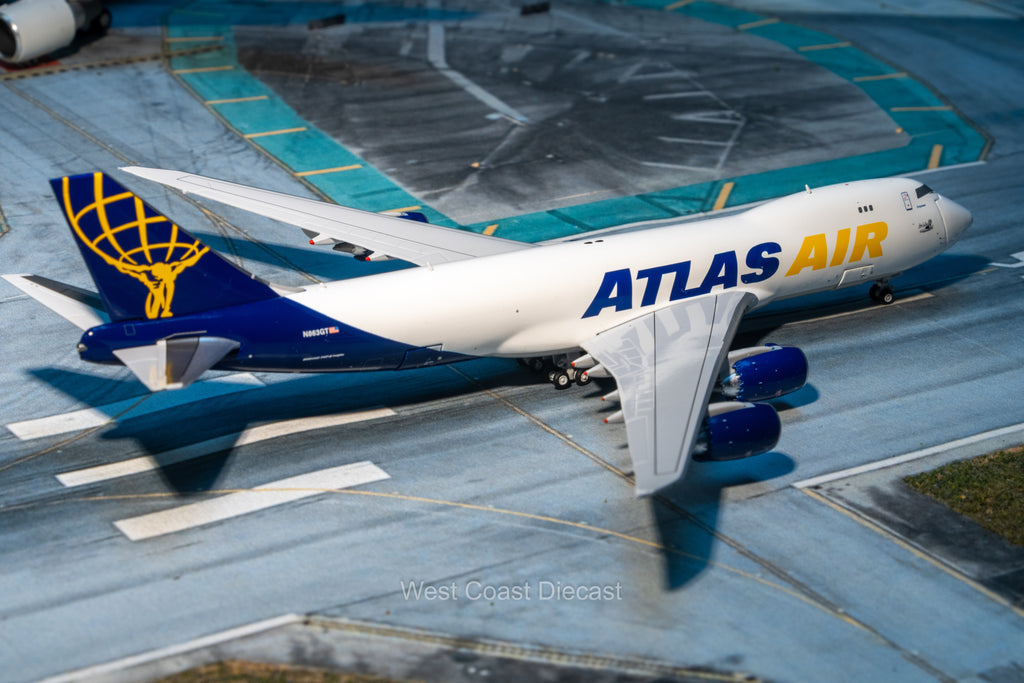 ジェミニ アトラス 747-8F 1/400 GSE 747 JAL ANA Gemini Jets 1:400