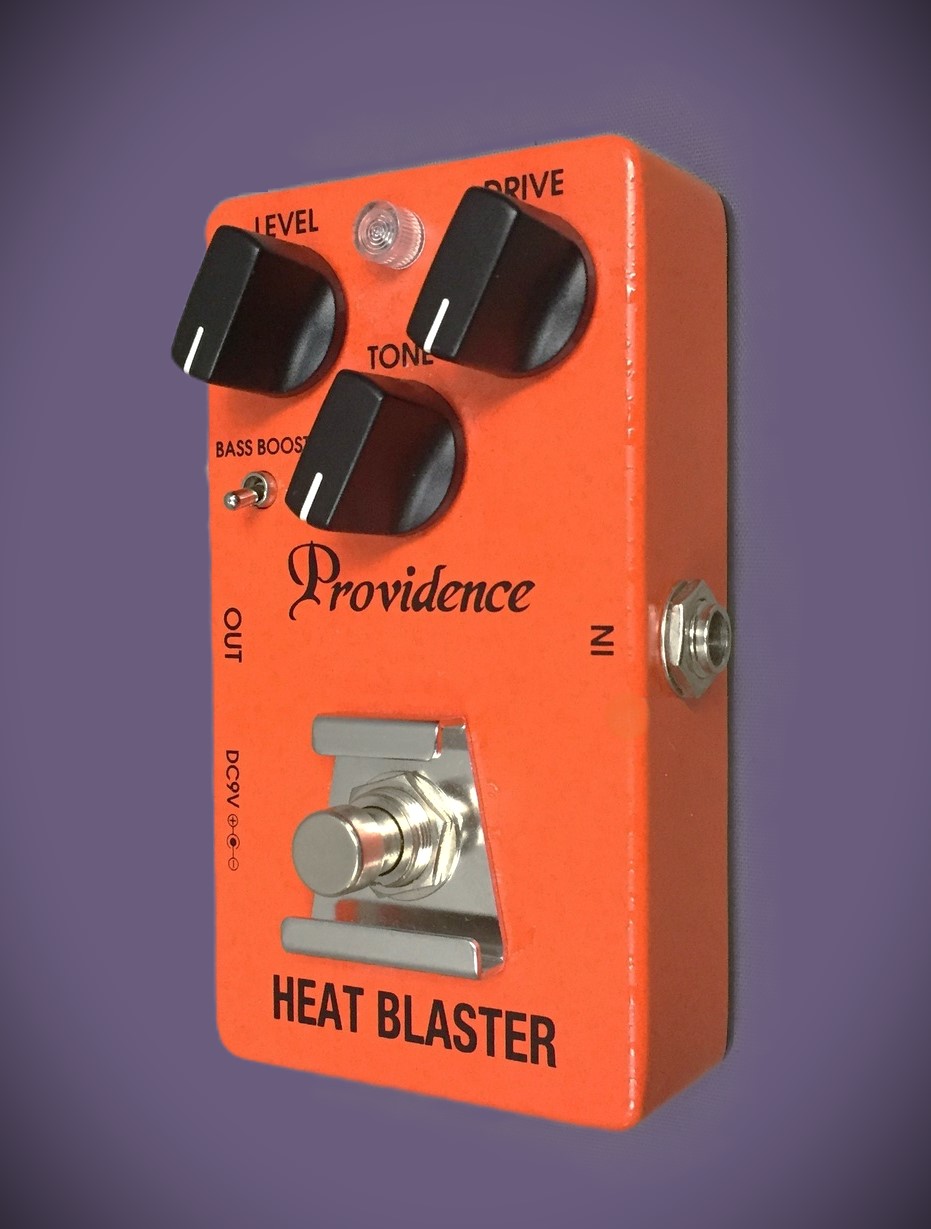 プロヴィデンスの最新ディストーションペダル「HEAT BLASTER」が熱