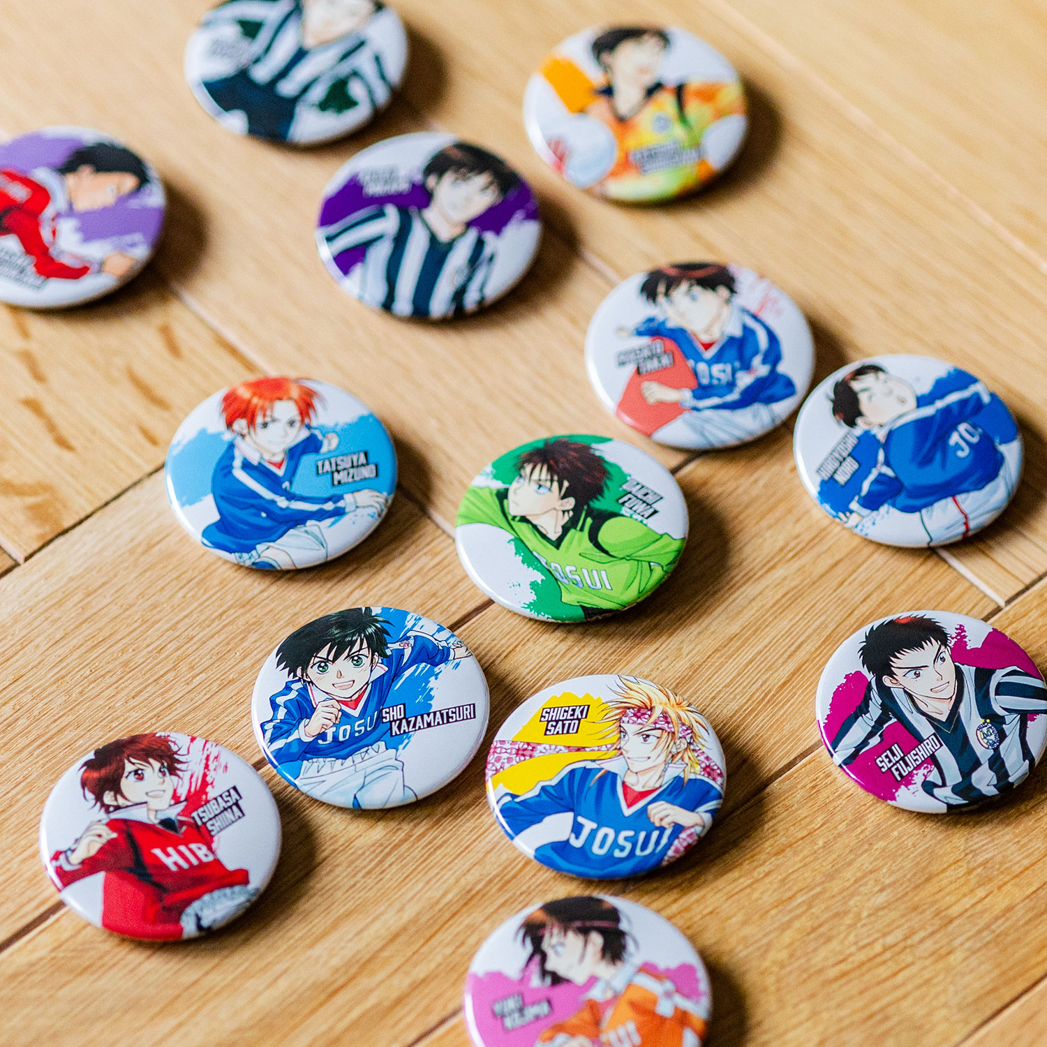 ホイッスル！ 椎名翼 缶バッジ 35個セット ホイッスル！ 椎名翼 缶