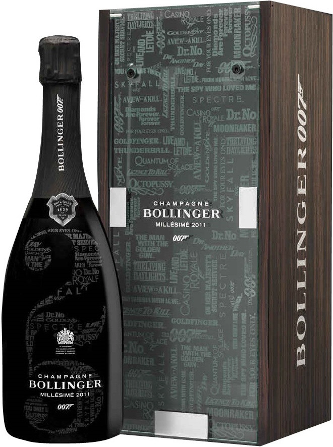 Champagne Bollinger, James Bond 007, 2011, gift box, 750 ml