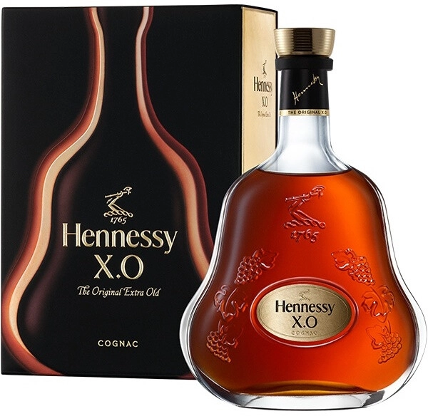 Cognac Hennessy X.O., with gift box, 700 ml Hennessy X.O., with