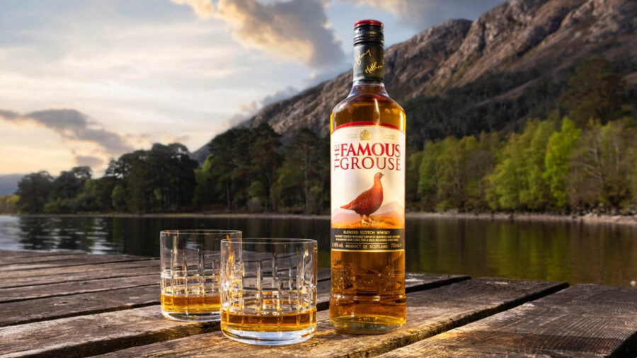 Whisky The Famous Grouse Finest, gift box, 750 ml The Famous