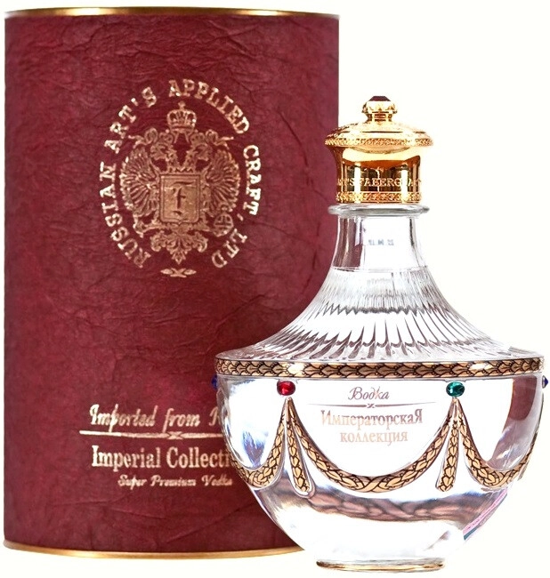 Vodka Imperial Collection Super Premium, Decanter in tube, 700 ml