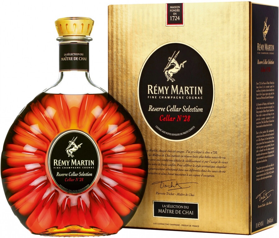 Cognac Remy Martin Reserve Cellar Selection, Cellar №28, gift box