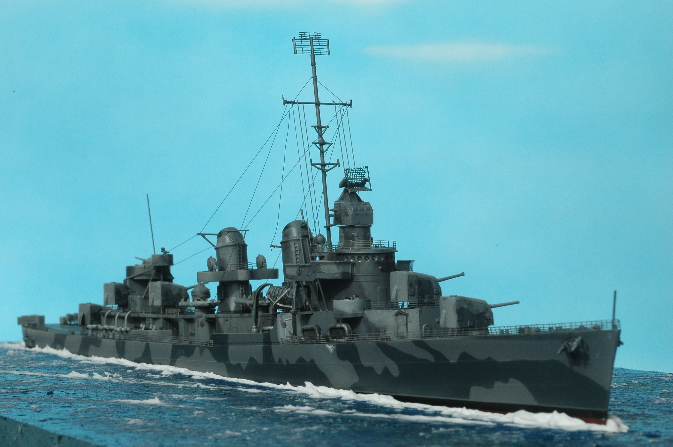 1/350アメリカ海軍DD445 フレッチャーと「宗谷」です | 工房ウィングワン