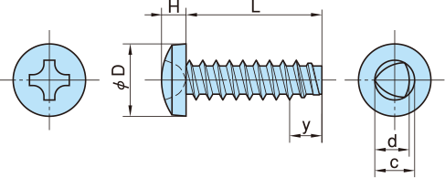 鉄(三価クロメート黒色) ＋バインドBタイト FBB-0000EB - ねじ(ネジ)の