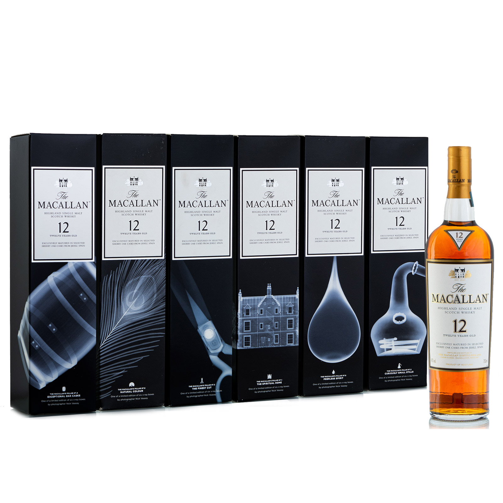 Macallan 12 Year Old X-Ray Series Complete Set - Wild about Whisky