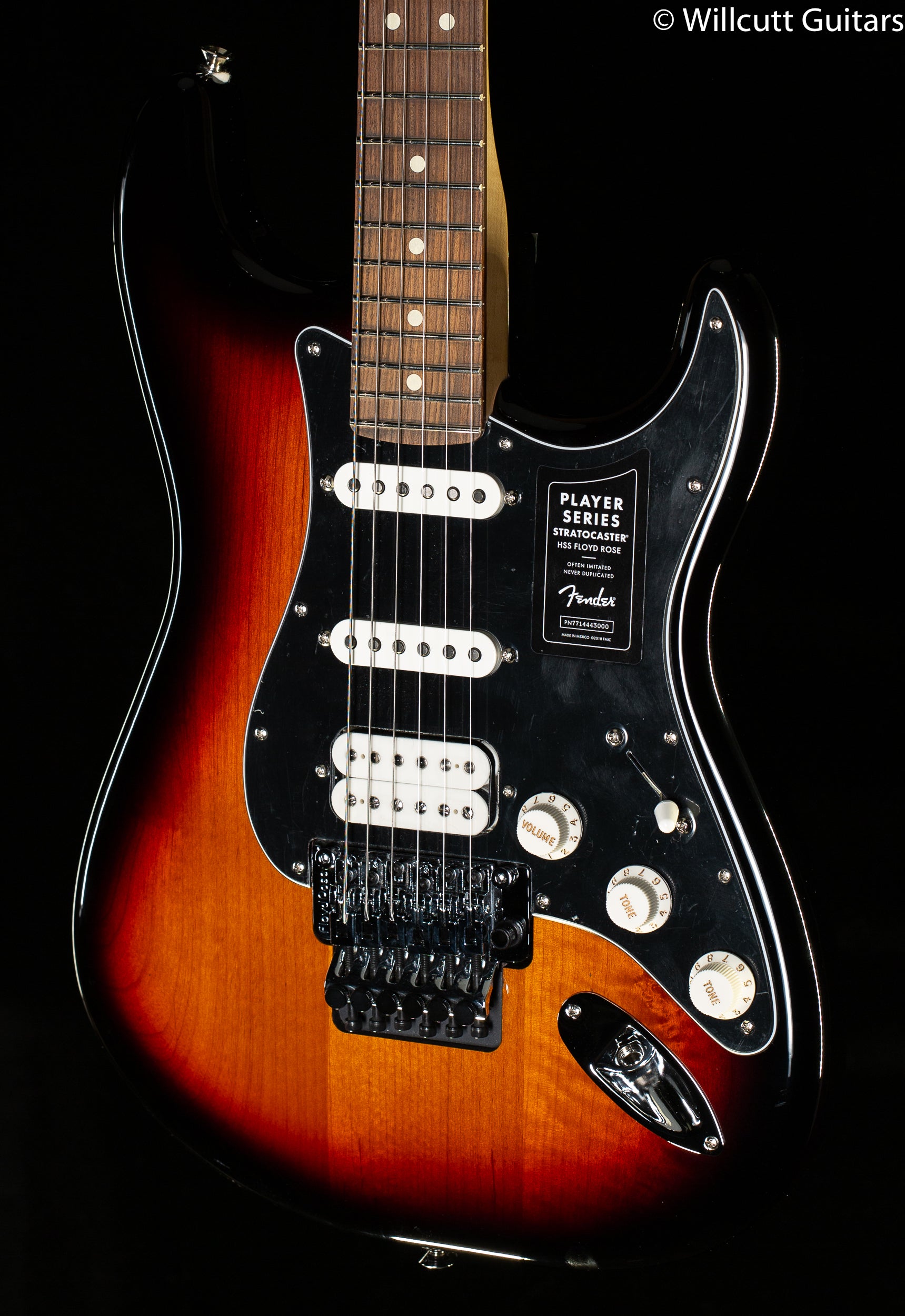 Fender Player Stratocaster Floyd Rose HSS Pau Ferro 3-Tone