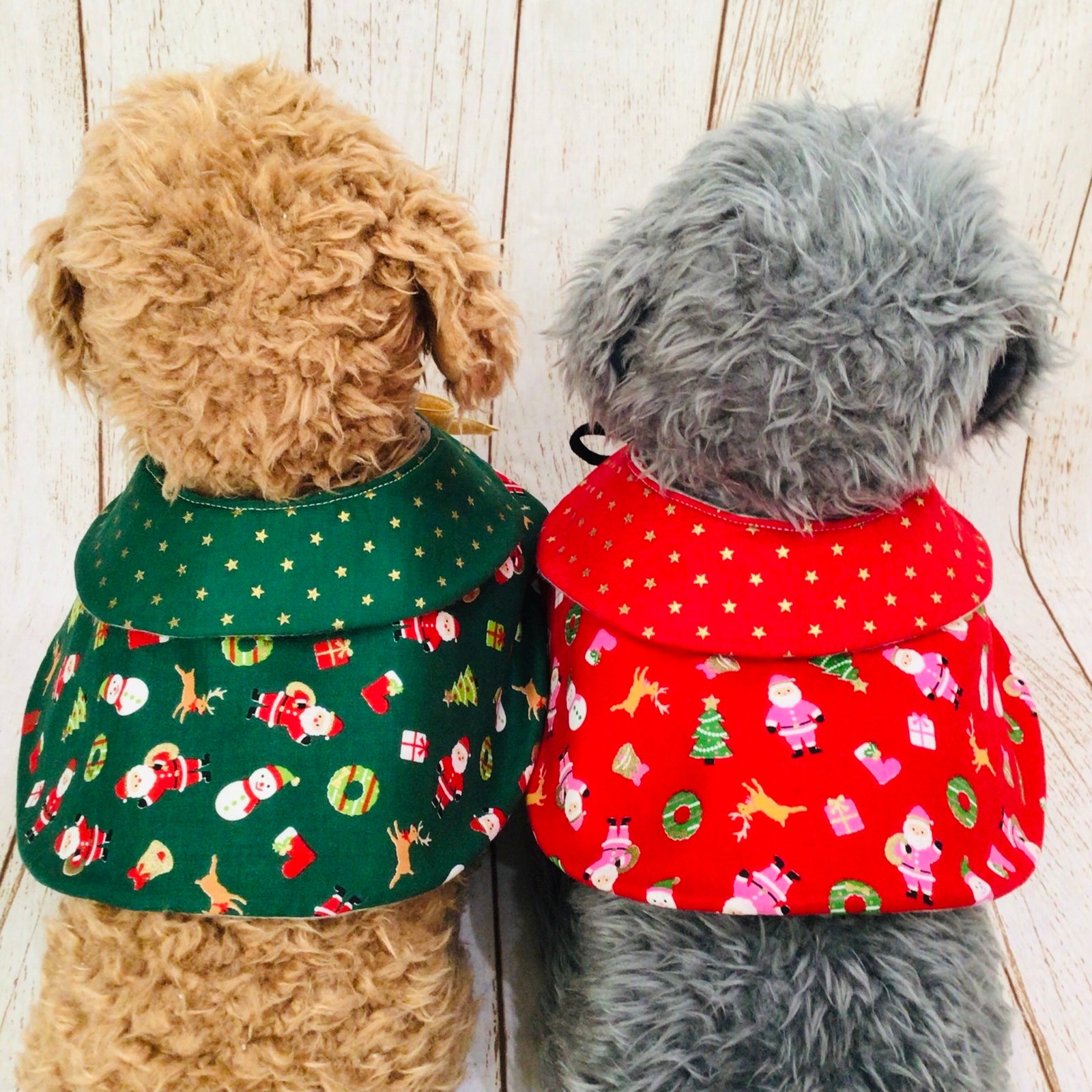 おしゃれさんワンピース ∞TuTu∞ クリスマス 犬服 ハンドメイド