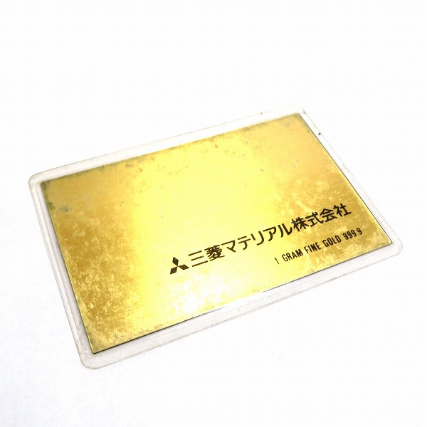 三菱マテリアル 純金 ゴールド ラミネート カード 穴吹工務店 三菱