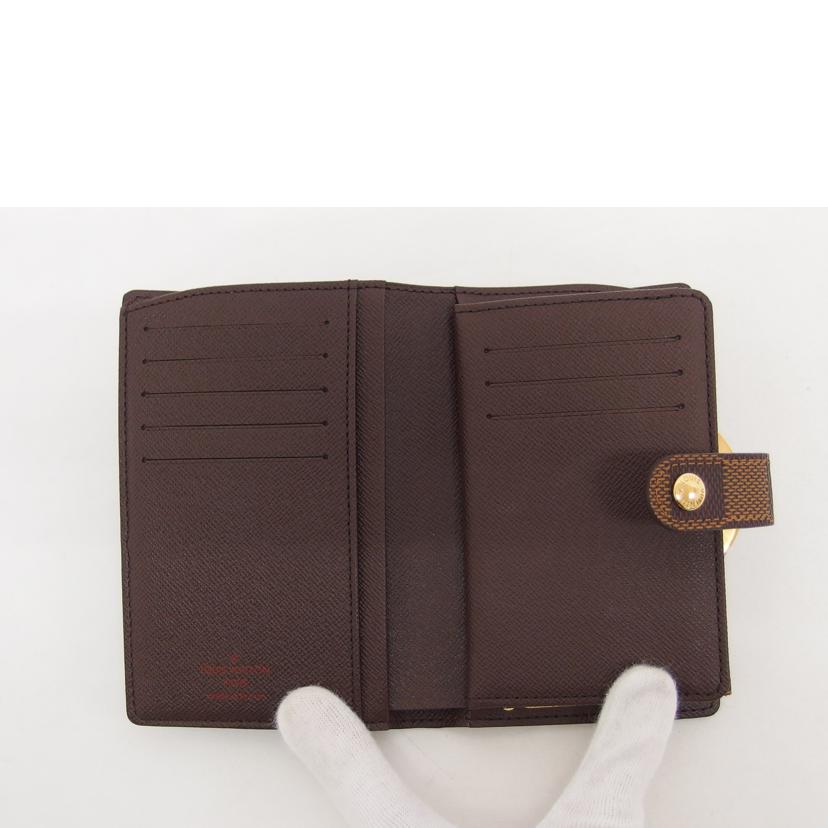 売れ筋 r81 ヴィエノワ モノグラム ルイヴィトン がま口 二つ折り財布