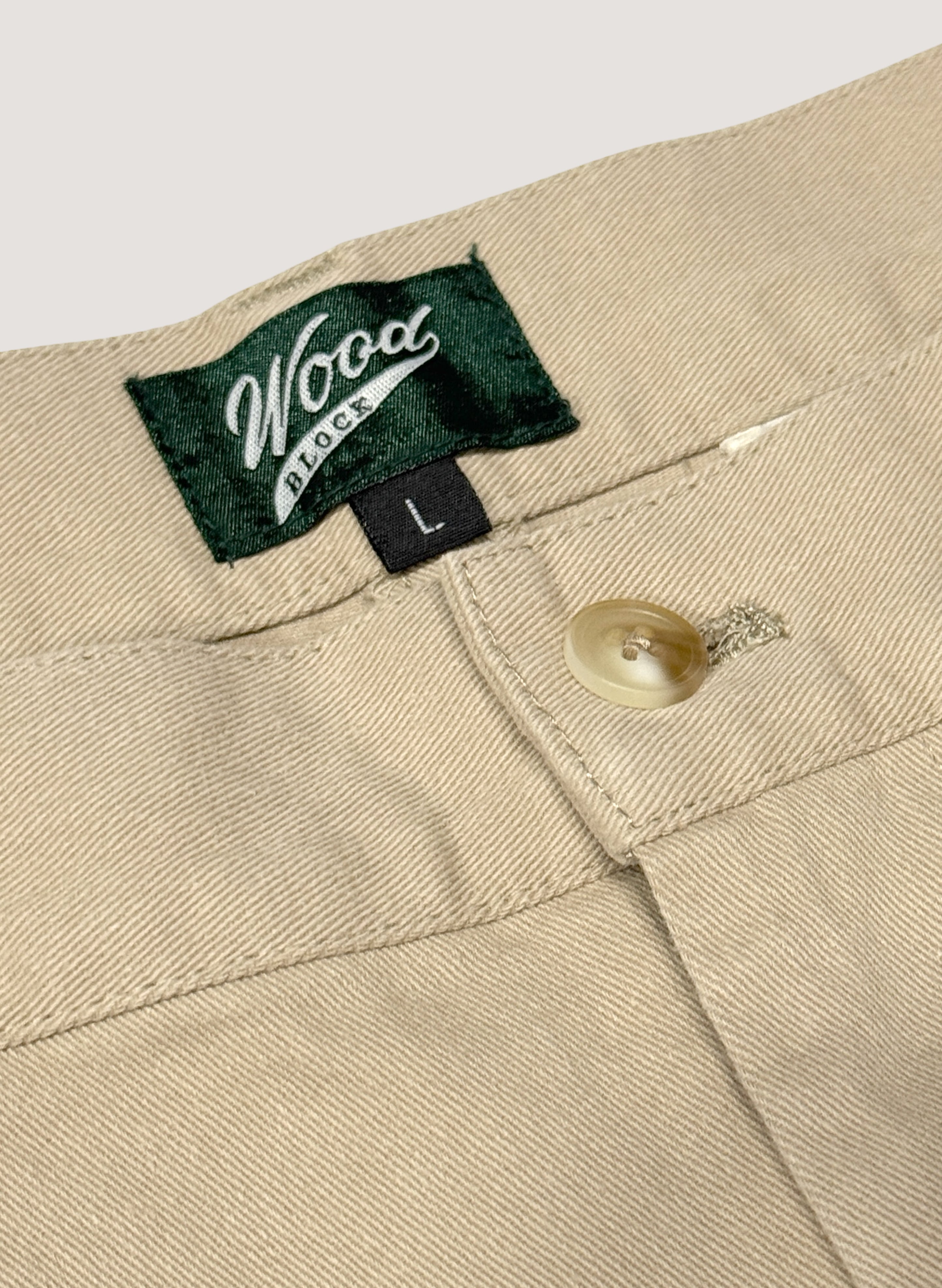 WOODBLOCK 2TUCK CHINO TROUSERS (WB-CL-001)
