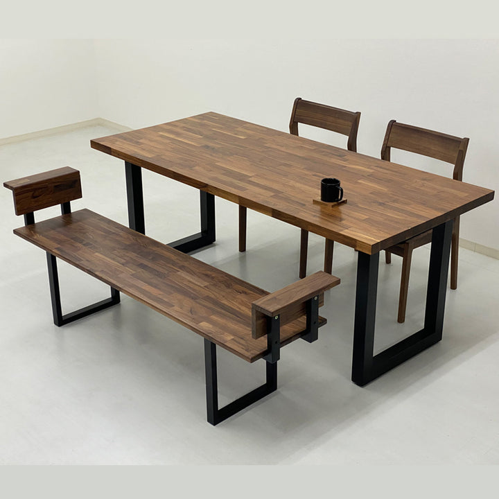 ルンバ対応！ ウォールナット材 ベンチ 幅118cm 【公式通販】