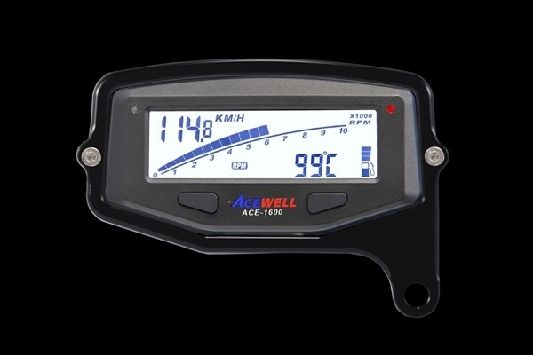 ACEWELL ACE-1600 対応 メーターステー Aタイプ (ブラック/シルバー