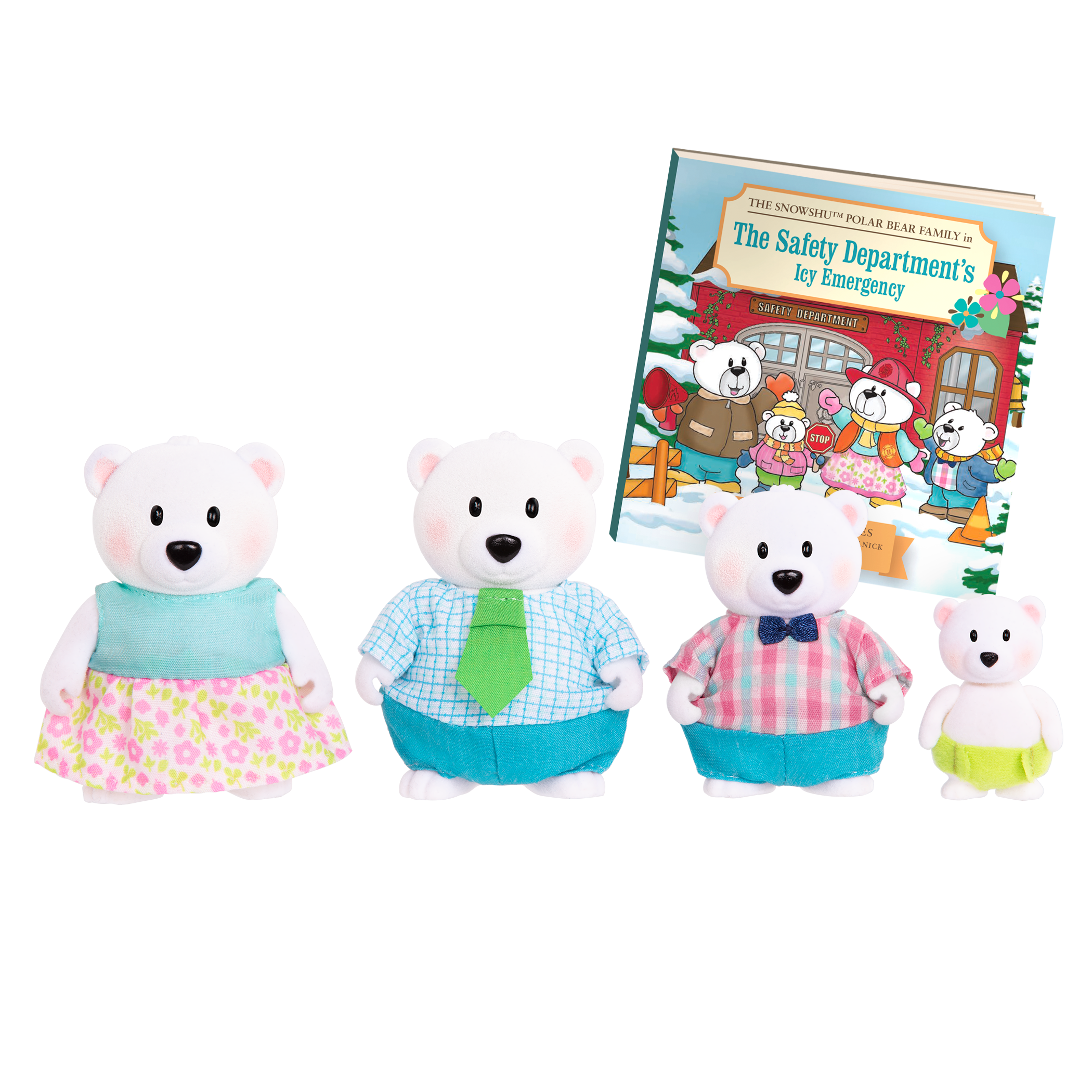 Van North Polar Bear Family | Small Animal Figurines | Li'l Woodzeez