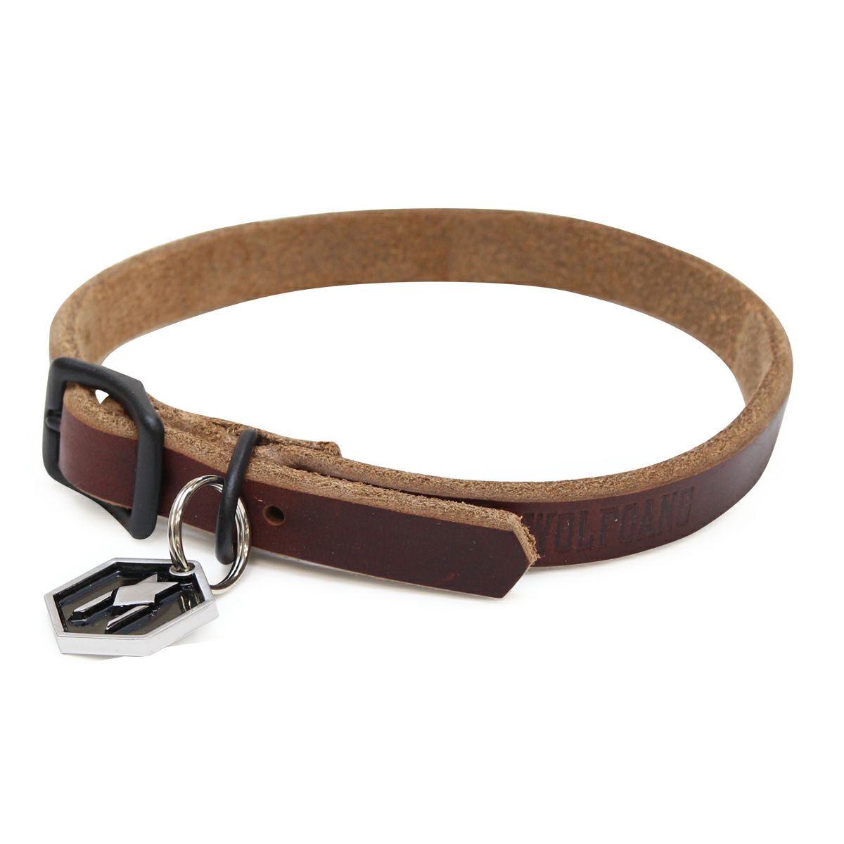 Horween LEATHER COLLAR ( XS size ) | WOLFGANG