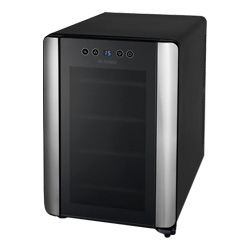 送料無料 6本収納ワインセラー +LOUNGE（プラスラウンジ）LNE-W306B