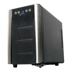 送料無料 6本収納ワインセラー +LOUNGE（プラスラウンジ）LNE-W306B