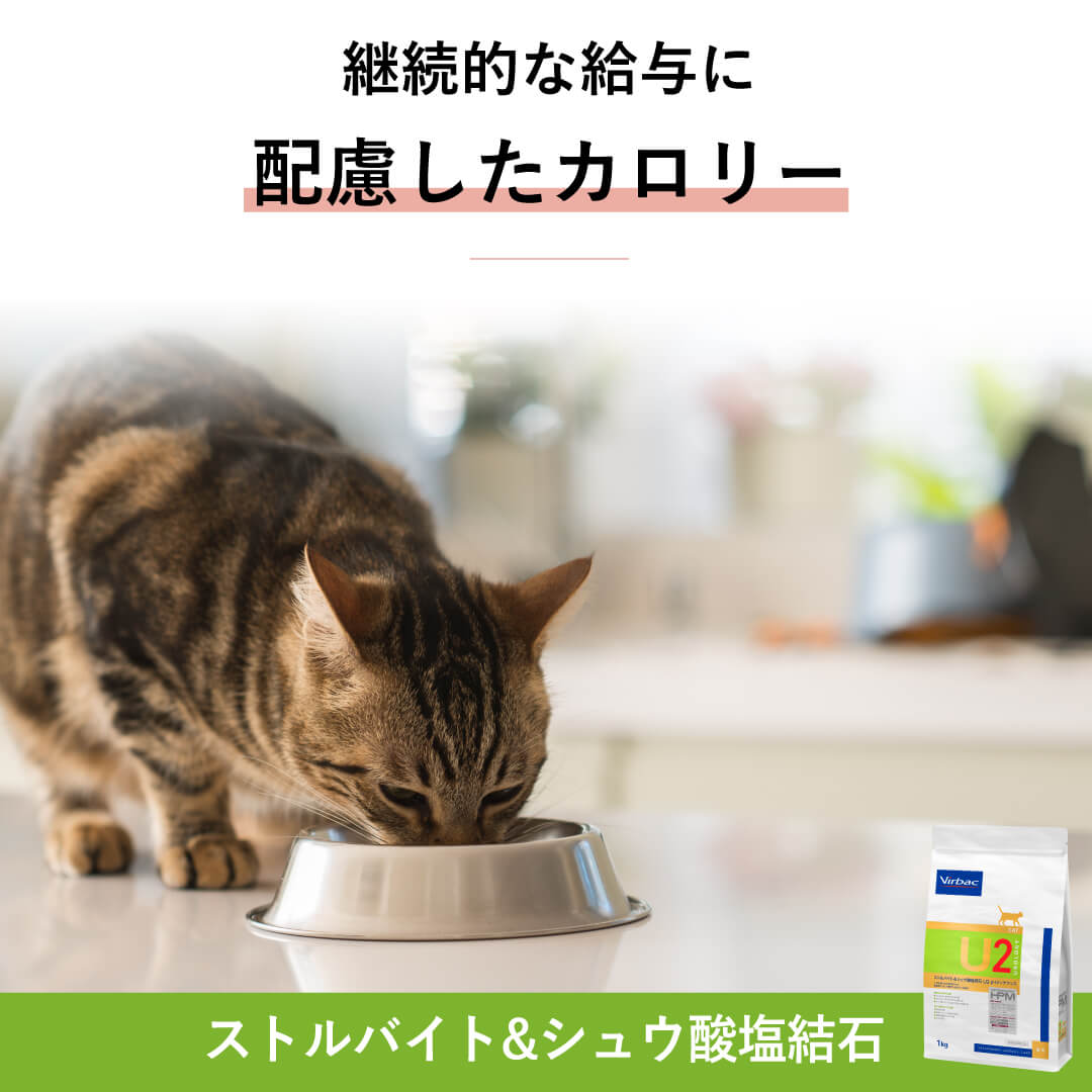 VETERINARY HPM 猫用 ストルバイト&シュウ酸塩結石 U2 pHメンテナンス