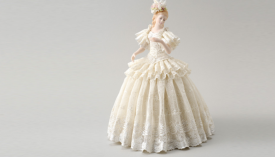 ポーセリンレースドール | キルンアート