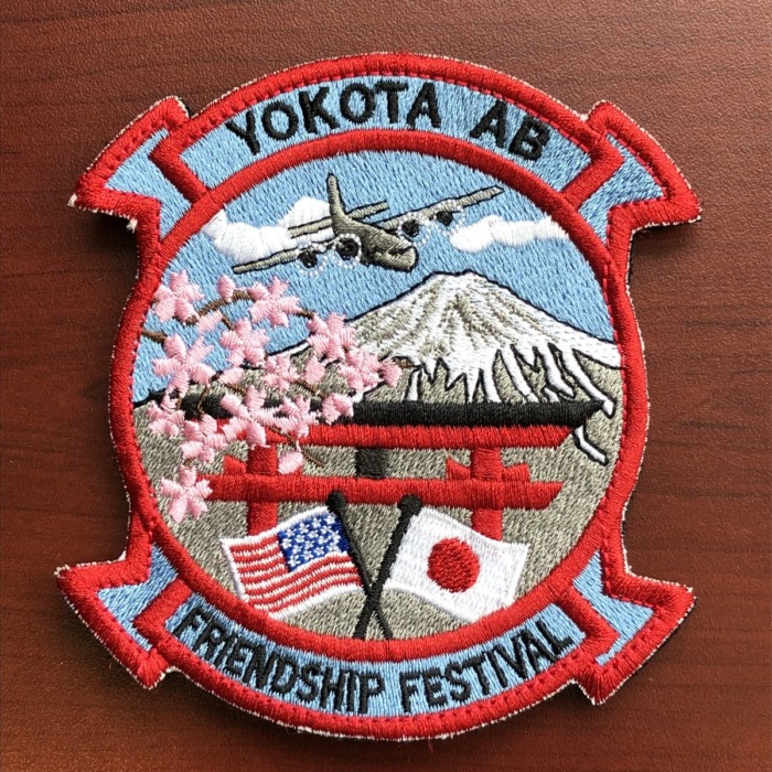 在日米空軍横田基地2024年友好祭ワッペン 欲しいの 在日米