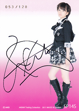 HITS! AKB48 前田敦子 直筆サインカード AUTO 20/45 HITS! AKB48 前田