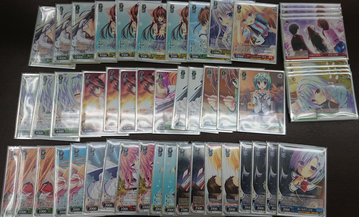 ヴァイスシュバルツ D.C. ダ・カーポ ストブ扉 デッキ パーツ大量 引退