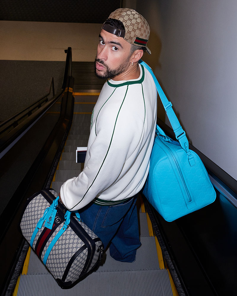 Gucci's Kendall Jenner & Bad Bunny Valigeria Campaign Jet-Set Photos