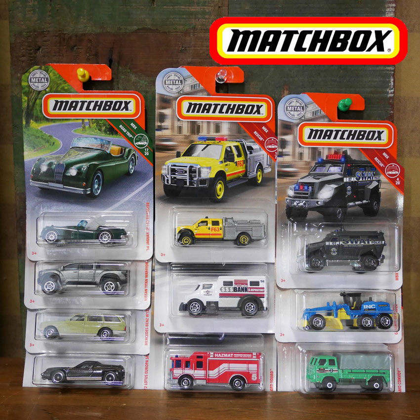 MATTEL マッチボックス ベーシックカー 10種 アソート 7台セット