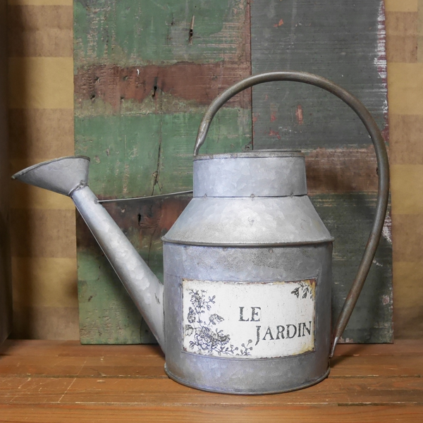 アンティーク風 ブリキ ジョーロ ガーデニング 水やり ガーデニング