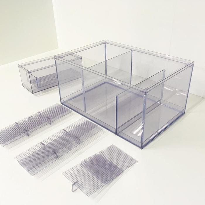 濾過槽横60cm縦30cm高さ30cm ウールBOX高さ15cm(45cm～)｜