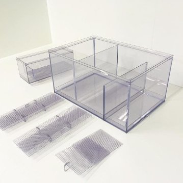 38 120アクリル水槽用 ウール引き出し 奥行き200 接続ホース 38 120