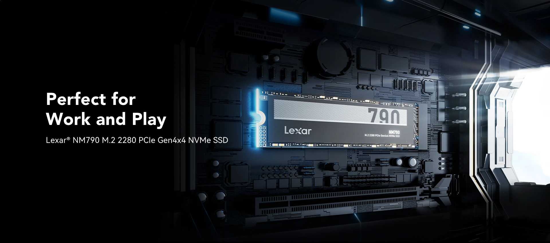 Lexar NM790 M.2 2280 PCIe Gen 4x4 NVMe SSD | Lexar Global