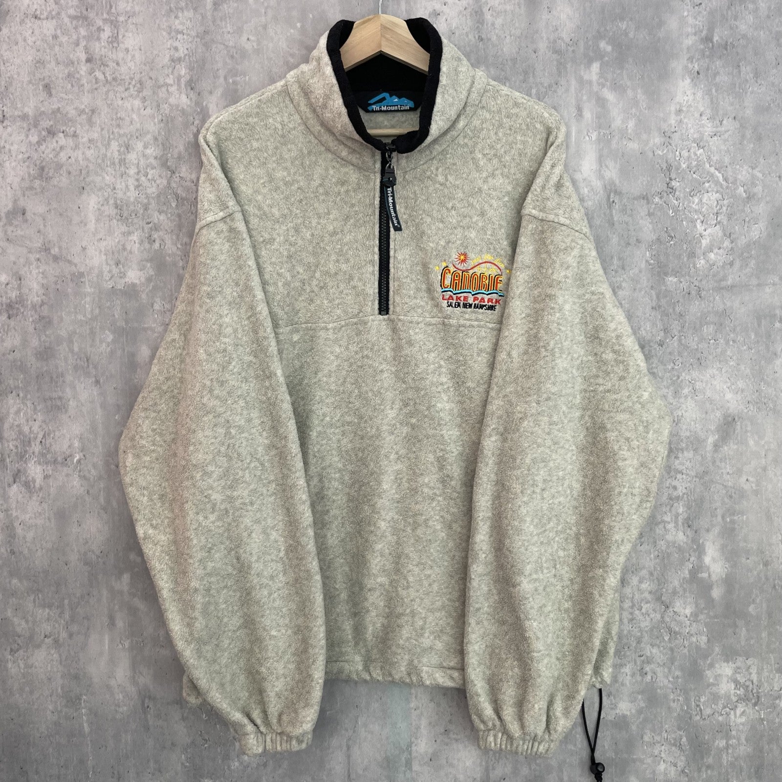 90s vintage 古着 ビンテージ ハーフジップ フリースジャケット Tn