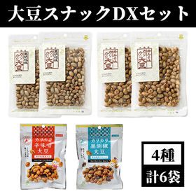 4種/計6袋】大豆スナックDXセット（辛味噌大豆+黒胡椒大豆）を税込