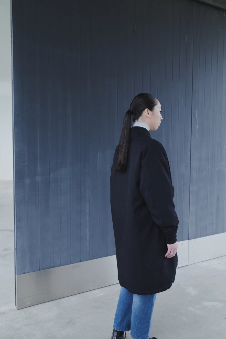 ミュージシャン HYSFORM COAT OF ARMS KNIT JACKET NAVY XL HYSFORM