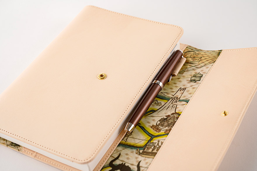 ほぼ日手帳カバーワンピースサニー号ヌメ革