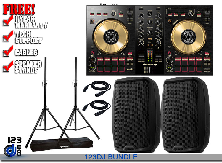 DDJ-SB3-N & AS-2108P Package | Chicago DJ Equipment