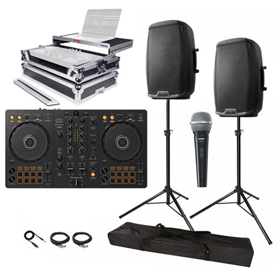 Pioneer DDJ-FLX4, Gemini AS-2115P Package, Chicago DJ Equipment