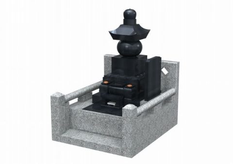 最高級黒御影石 スウェーデン産ファイングレインの五輪塔 | 株式会社