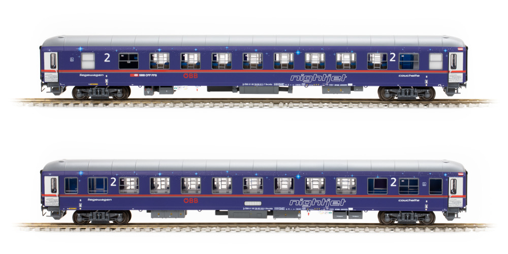 Groups: ÖBB Nightjet | 1:87 Prestige Models