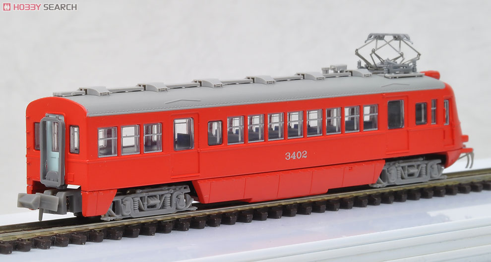名鉄3400系 (いもむし) スカーレット (4両セット) (鉄道模型) - ホビー