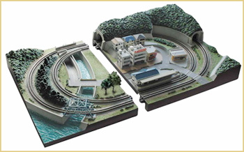 Z) 完成ジオラマコース (基本セットA/B) (鉄道模型) - ホビーサーチ