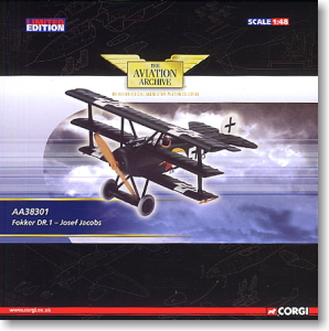 フォッカー DR.1 「ジョセフ・ジェイコブス」 (完成品飛行機) - ホビー