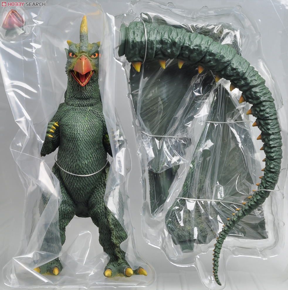 大怪獣・ガッパ。©️日活。ソフトビニール人形・極上品。【首のみ稼働