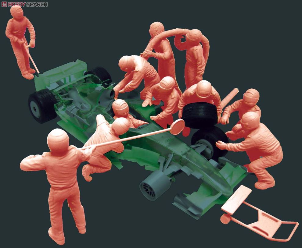 ピットクルーAセット (プラモデル) - ホビーサーチ カーモデル