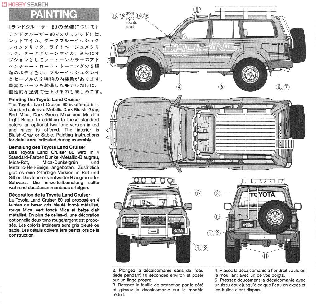 トヨタ ランドクルーザー80 スポーツオプション (プラモデル) - ホビー