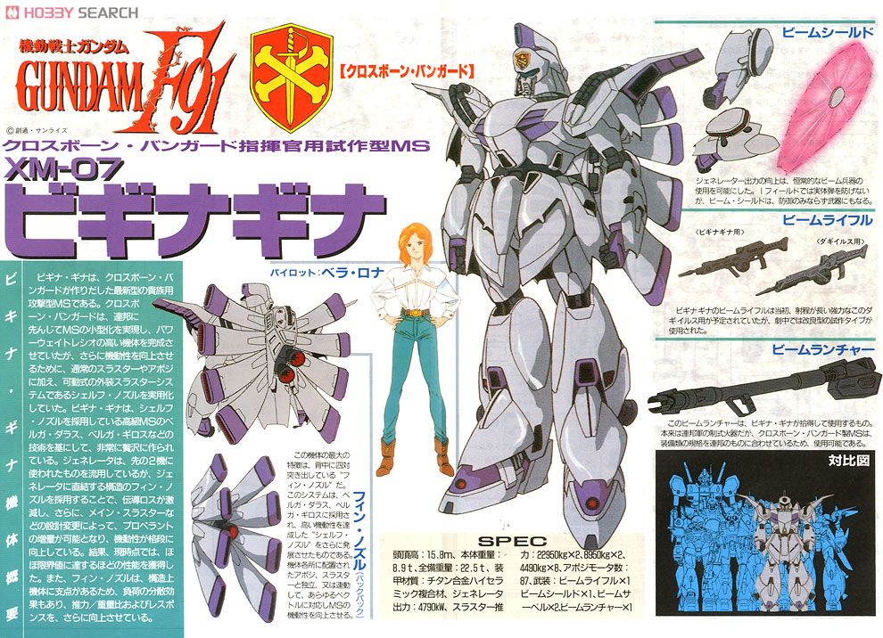 ビギナ・ギナ (1/100) (ガンプラ) - ホビーサーチ ガンプラ他